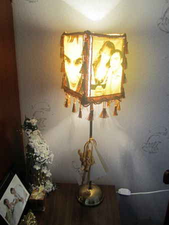 светильник с  фотографиями